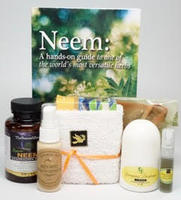 Neem Product set- Neem Capsules,  extract, Neem book and Neem Cream